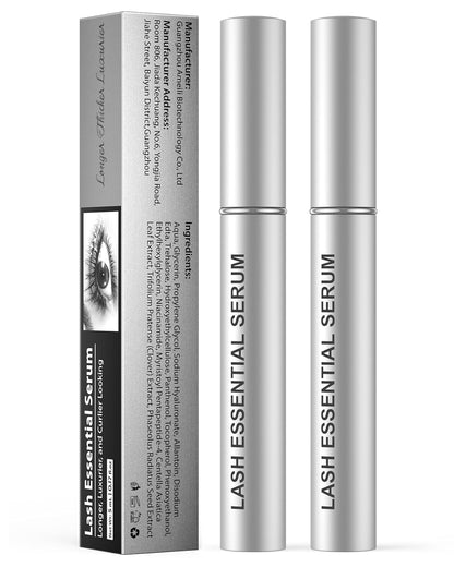 Natural Cosmetic Eyelash Serum for Longer, Thicker Lashes & Brows, Boost Lash Serum Vegan & Cruelty-Free - Niacinamide, Centella Asiatica Leaf Extract (10 Ml)
