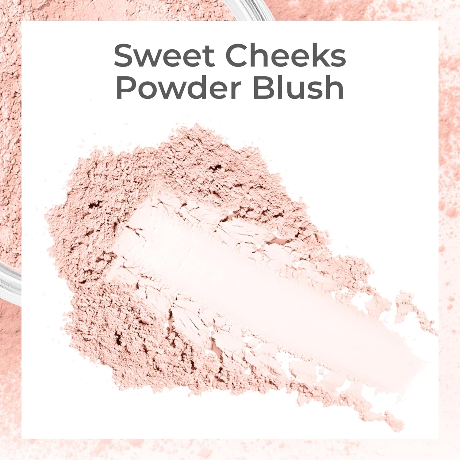 5Pc KIT W/Face BRUSH (PINK BISQUE) Mineral Makeup Set Full Size Powder Bare Skin Matte Foundation